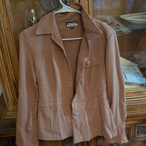 Vintage Brown Button Up Jacket